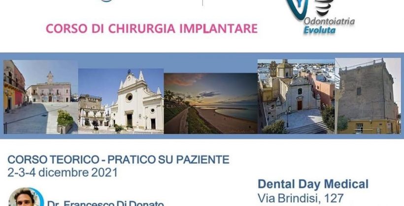 Corso chirurgia implantare – San Pietro Vernotico 2021